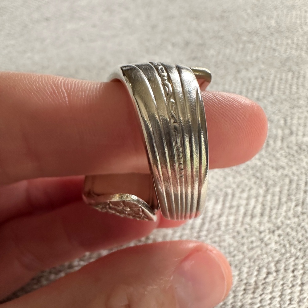 Spiral Spoon Ring - Picture 9 of 14